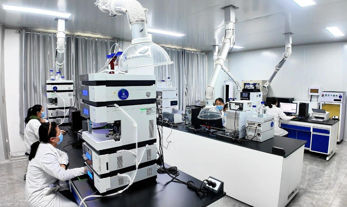 鑫煜制藥檢驗中心。受訪企業(yè)供圖