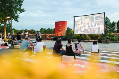 上海國際電影節(jié)露天放映。主辦方供圖