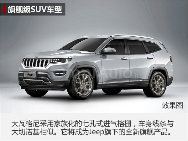 Jeep將產(chǎn)超大型SUV 搭法拉利3.0T引擎-圖2